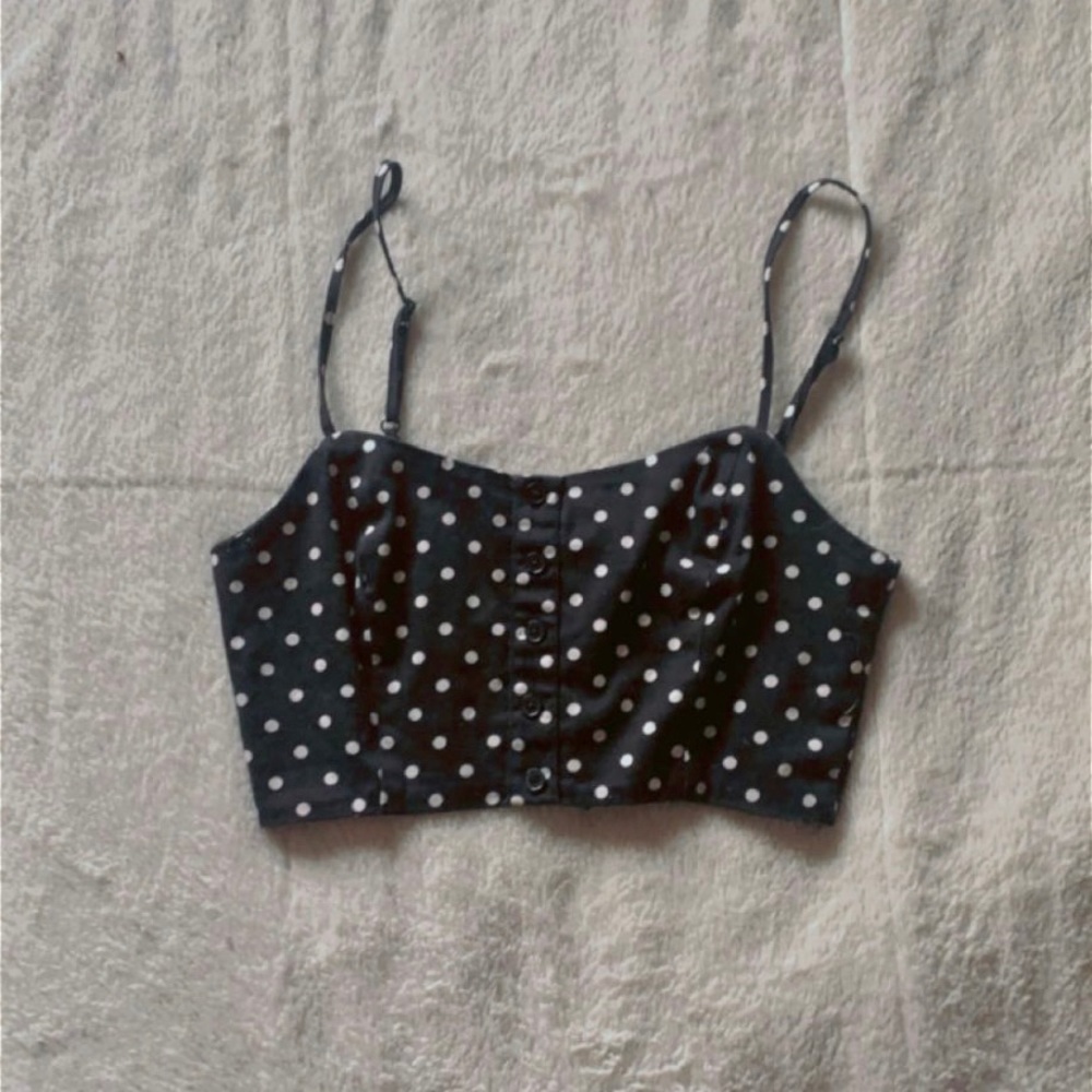 Polkadot crop top